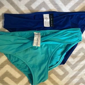 Set of 2 Blue Bikini Bottoms